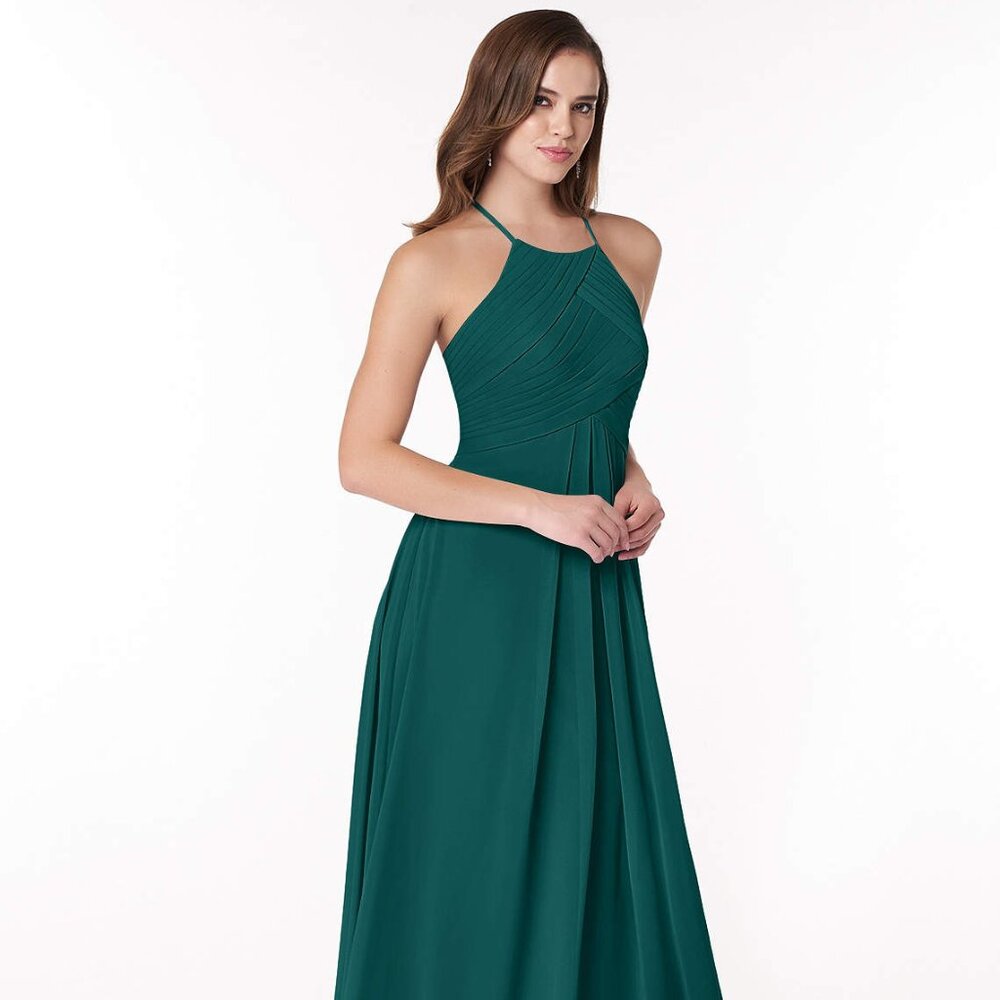 Azazie Ginger Allure Bridesmaid Dress - Peacock